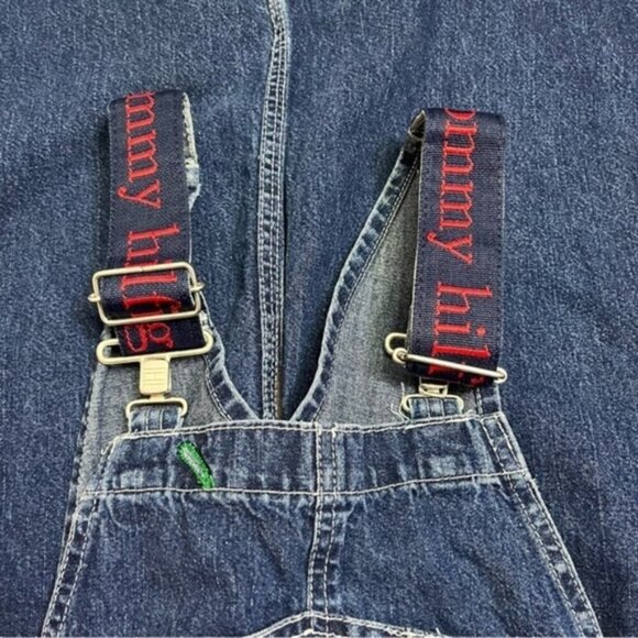 Tommy Hilfiger‎ 90s Vintage Y2K Overalls Retro Hip Hop Fashion Women Size 26 - Picture 11 of 13